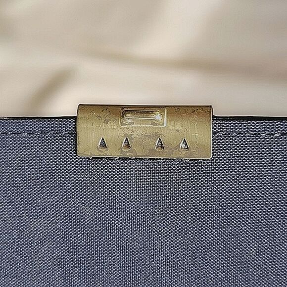 Vtg 80s chestnut croc embossed patent leather shoulder satchel - Picture 14 of 15